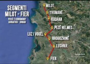 Milot-Fier axis, the first highway in Albania that will have a maximum speed of up to 130 km/h and will be certified by the EU