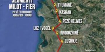 Milot-Fier axis, the first highway in Albania that will have a maximum speed of up to 130 km/h and will be certified by the EU