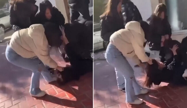 “Të qva robt, bthëq*re”, Skandal në Tiranë, nxënëset rrihen me grushta e shkelma (PAMJE TË RËNDA!)