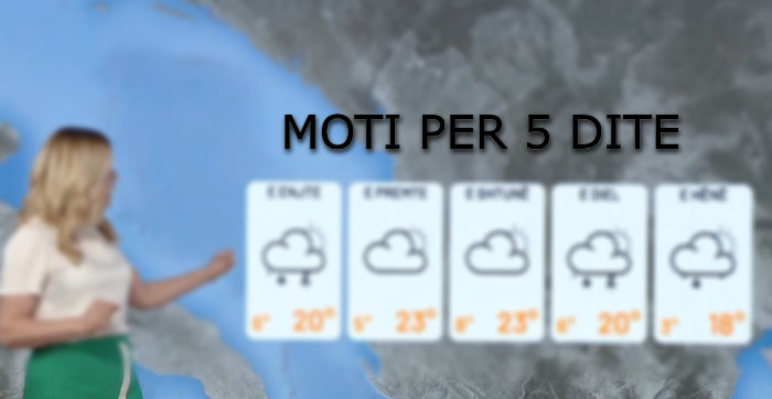 Mot i paqëndrueshëm me reshje të pakta – çfarë pritet në 5 ditët në vijim