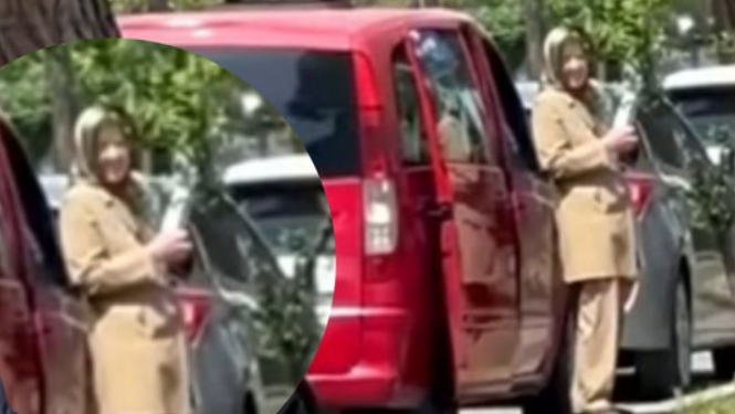 Tentuan të fusin fëmijë në makinë? Kush janë dy gratë misterioze me shami që kanë tronditur Tiranën