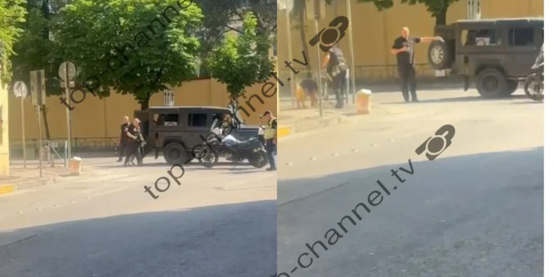 Alarm për bombë pranë Ambasadës së SHBA në Tiranë, një send i lënë mes të rrugës alarmon zonën. Bllokohet rruga