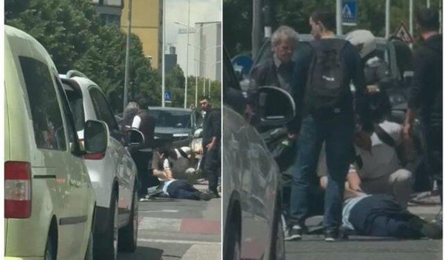 Aksident në Tiranë, makina përplas biçikletën në rrugën “Bardhyl”