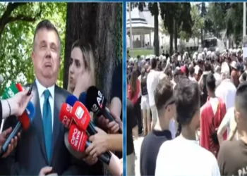 Tensione para parlamentit, protestuesit bllokojnë deputetet brenda..