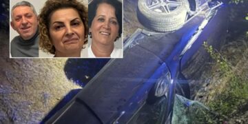 U raportuan të zhdukur, gjenden të vdekur tre shqiptarët! Pësuan aksident në Maqedoni