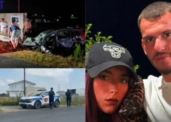 Del Video e aksidentit tragjik ku humbën jetën çifti i sapomartuar dhe një 15-vjeçar