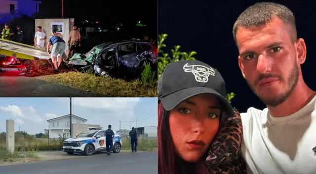 Del Video e aksidentit tragjik ku humbën jetën çifti i sapomartuar dhe një 15-vjeçar